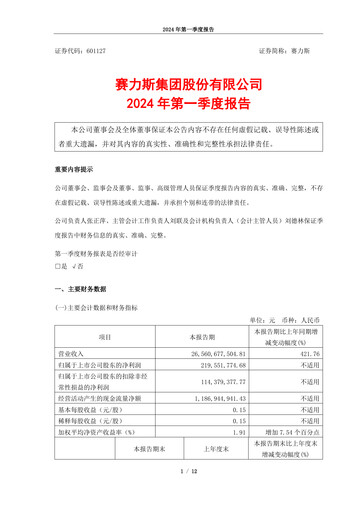 Thumbnail Seres Group  Quarterly Report 2024-q1
