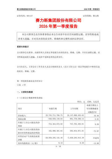 Thumbnail Seres Group  Quarterly Report 2026-q1