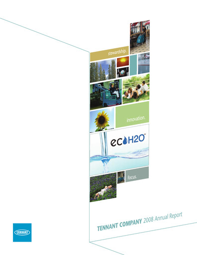 Miniature Tennant Company
 Rapport annuel 2008