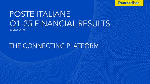 Miniature Poste Italiane
 Rapport trimestriel 2025-q1