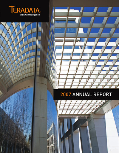Miniature Teradata Rapport annuel 2007