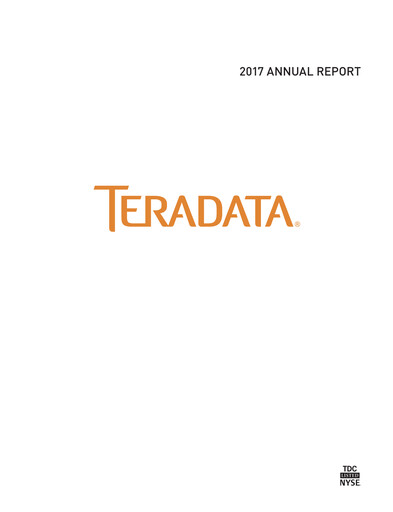 Miniature Teradata Rapport annuel 2017