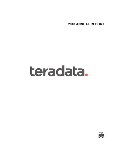 Miniature Teradata Rapport annuel 2018