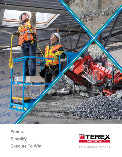 Miniature Terex
 Rapport annuel 2019