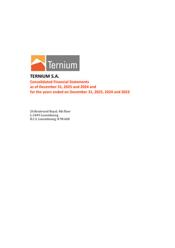 Miniature Ternium
 Bilan financier 2025