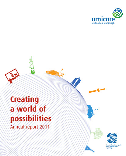Miniature Umicore Rapport annuel 2011