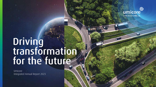 Miniature Umicore Rapport annuel 2023