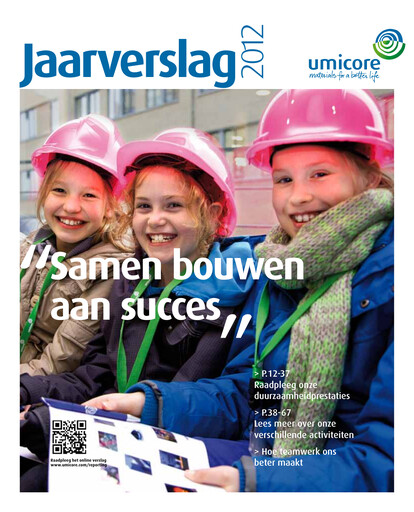 Thumbnail Umicore Annual Report 2012