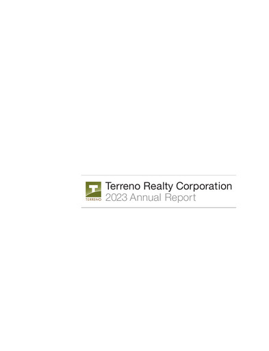 Thumbnail Terreno Realty
 Annual Report 2023