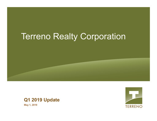 Thumbnail Terreno Realty
 Quarterly Report 2019-q1