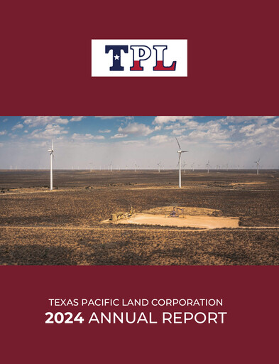 Thumbnail Texas Pacific Land Corporation
 Annual Report 2024