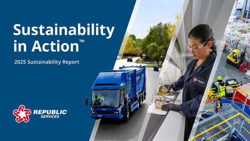 Thumbnail Republic Services
 Sustainability Report 2025