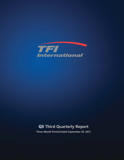 Thumbnail TFI International Quarterly Report 2021-q3
