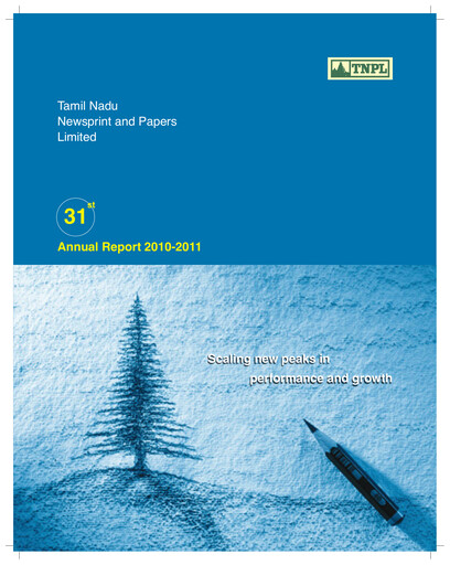 Thumbnail Tamil Nadu Newsprint and Papers Limited
 Annual Report 2010-2011
