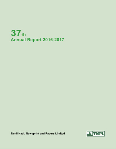 Thumbnail Tamil Nadu Newsprint and Papers Limited
 Annual Report 2016-2017