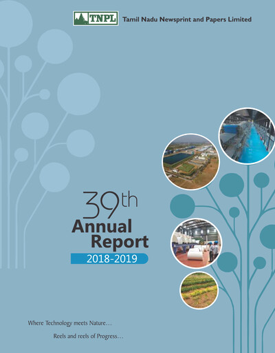 Thumbnail Tamil Nadu Newsprint and Papers Limited
 Annual Report 2018-2019
