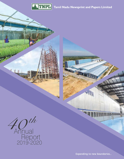 Thumbnail Tamil Nadu Newsprint and Papers Limited
 Annual Report 2019-2020