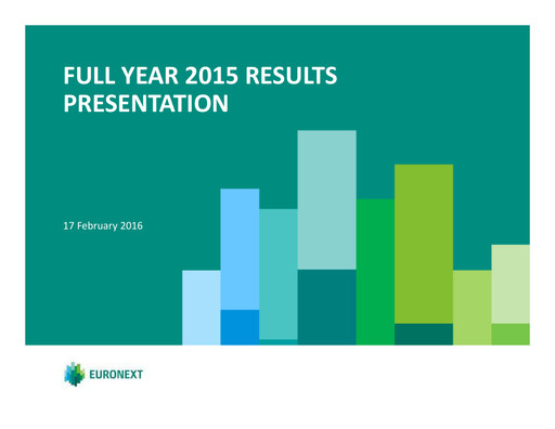Miniature Euronext Bilan financier 2015
