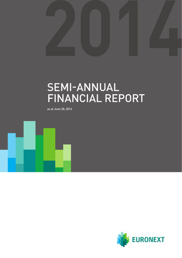 Thumbnail Euronext Half-year Report 2014-h1