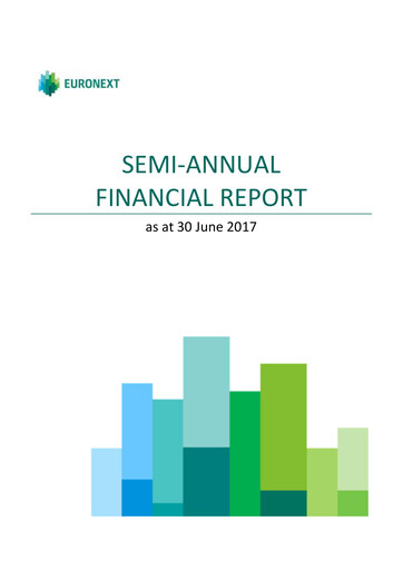 Thumbnail Euronext Half-year Report 2017-h1