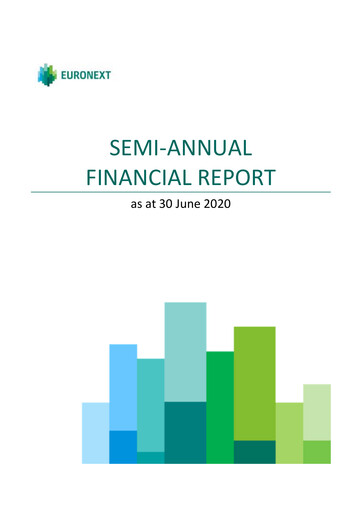 Thumbnail Euronext Half-year Report 2020-h1