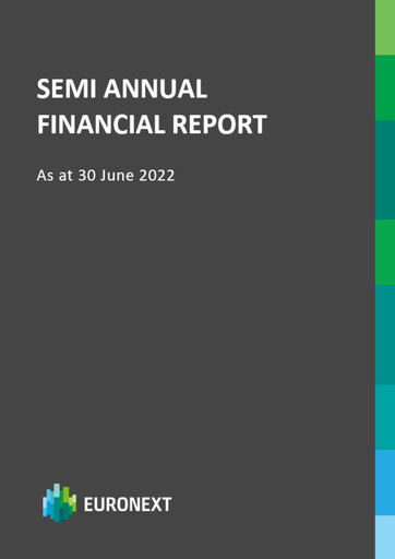Thumbnail Euronext Half-year Report 2022-h1