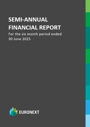 Thumbnail Euronext Half-year Report 2025-h1