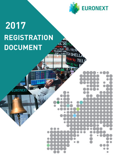 Thumbnail Euronext Universal Registration Document 2017