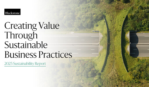 Thumbnail Blackstone Group Sustainability Report 2025