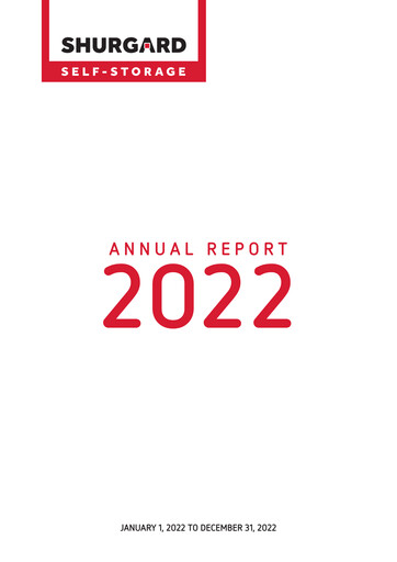 Thumbnail Shurgard Self Storage Annual Report 2022