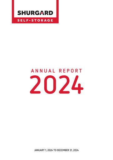 Thumbnail Shurgard Self Storage Annual Report 2024