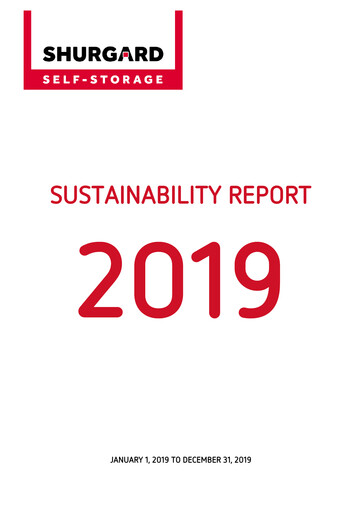 Thumbnail Shurgard Self Storage Sustainability Report 2019