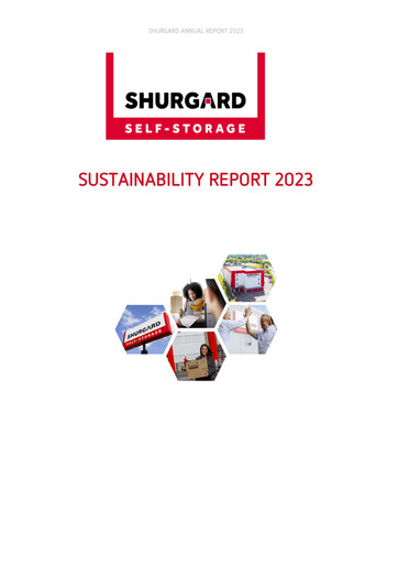 Thumbnail Shurgard Self Storage Sustainability Report 2023