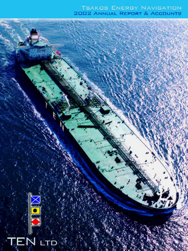 Thumbnail Tsakos Energy Navigation Annual Report 2002