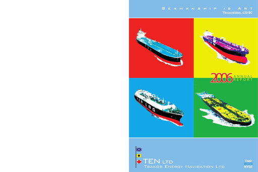 Thumbnail Tsakos Energy Navigation Annual Report 2006