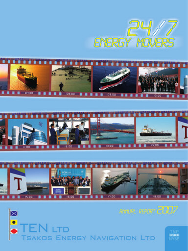 Thumbnail Tsakos Energy Navigation Annual Report 2007