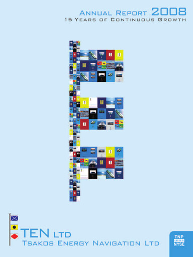 Thumbnail Tsakos Energy Navigation Annual Report 2008