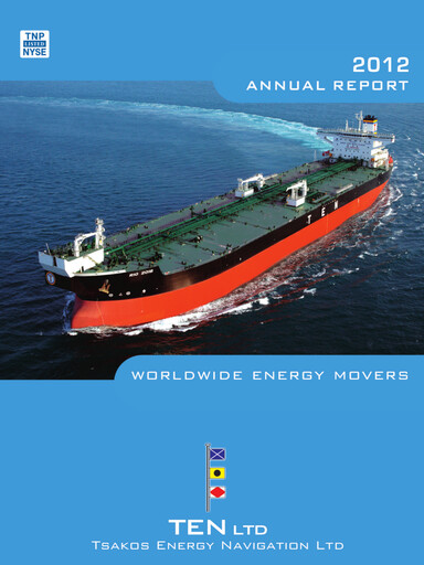 Thumbnail Tsakos Energy Navigation Annual Report 2012