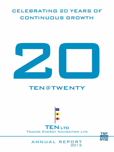 Thumbnail Tsakos Energy Navigation Annual Report 2013