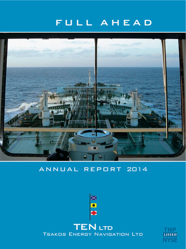 Thumbnail Tsakos Energy Navigation Annual Report 2014
