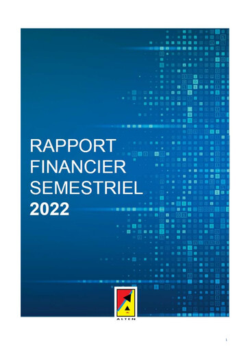 Thumbnail ALTEN Half-year Report 2022-h1
