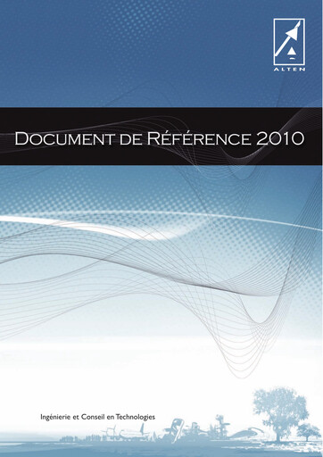 Vorschaubild ALTEN Universelles Registrierungsdokument 2010
