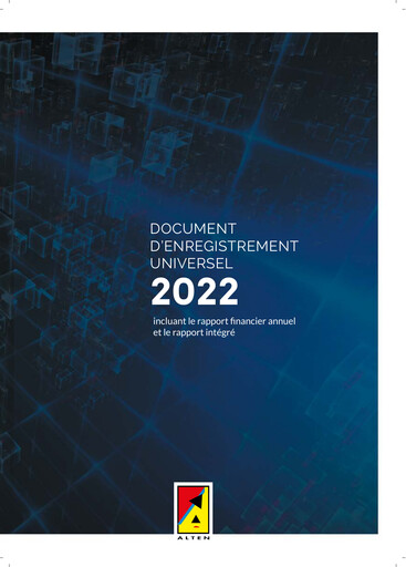 Vorschaubild ALTEN Universelles Registrierungsdokument 2022
