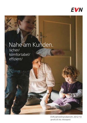 Vorschaubild EVN Group
 Finanzmitteilung 2013