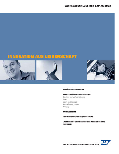 Thumbnail SAP Financial Statement 2003