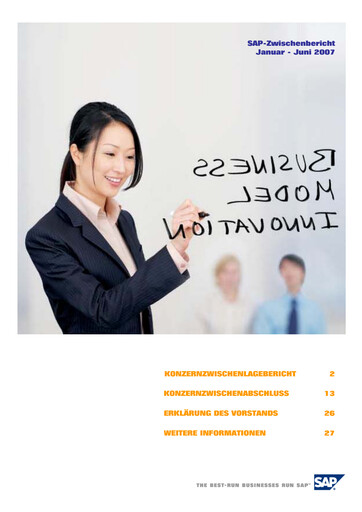 Thumbnail SAP Half-year Report 2007-h1