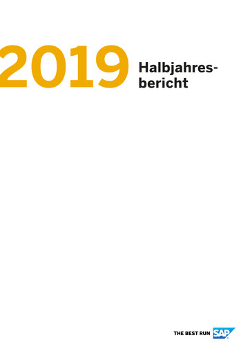 Thumbnail SAP Half-year Report 2019-h1