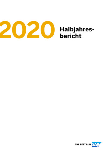 Thumbnail SAP Half-year Report 2020-h1