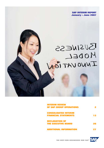 Thumbnail SAP Half-year Report 2007-h1