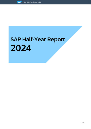 Thumbnail SAP Half-year Report 2024-h1